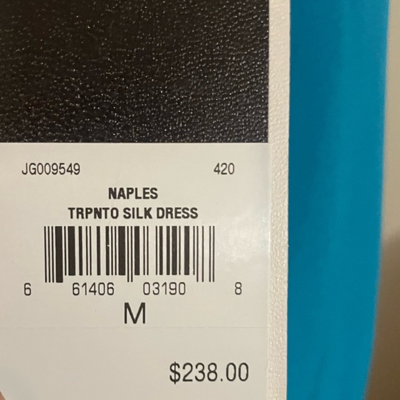 New Black Label Juicy Couture Naples silk dress. Size Medium. - Picture 7 of 8